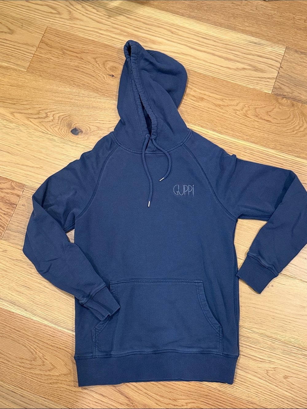 *Guppi Ocean Dream Hoodie Eco Friendly Mens Small Navy Blue